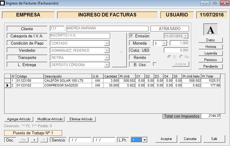 ERP Naitiva - Facturacion Electronica